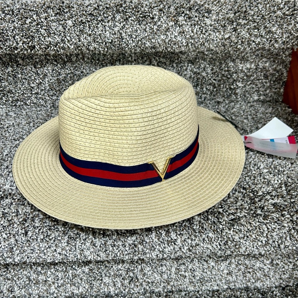 Vince Camuto Natural Straw Hat